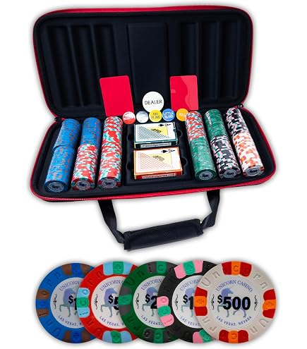 Amazon.com : DA VINCI Pack of 50 Unicorn All Clay 9 Gram Poker